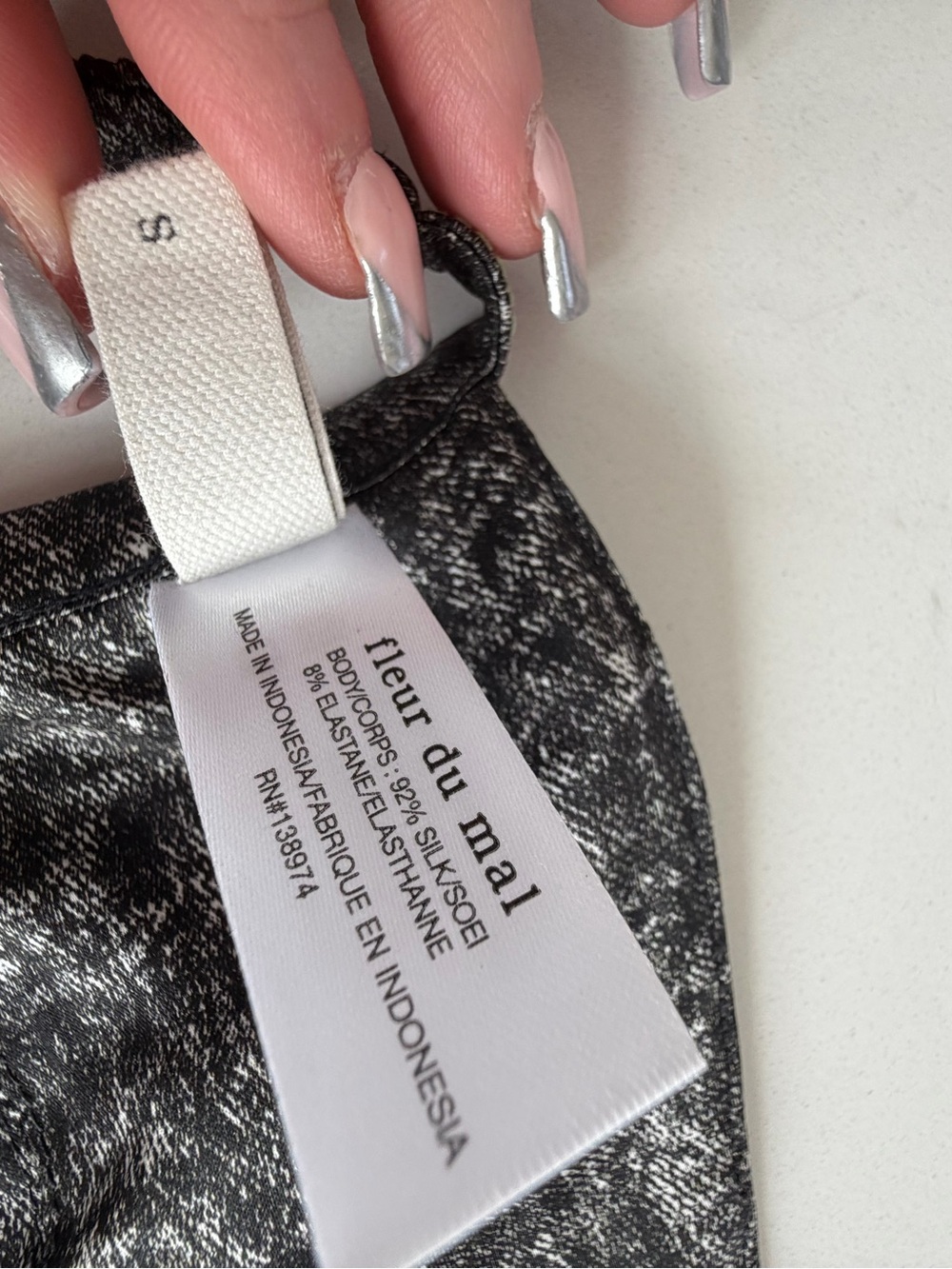 Fleur du Mal Luxe Triangle Bra Size Small - Picture 7 of 8